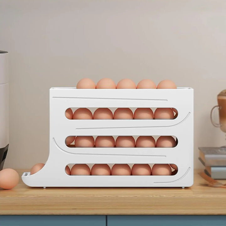 4-Tier Rotating Egg Organizer