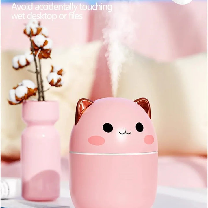 Mini Cat Humidifier & Aroma Diffuser - 250 ml