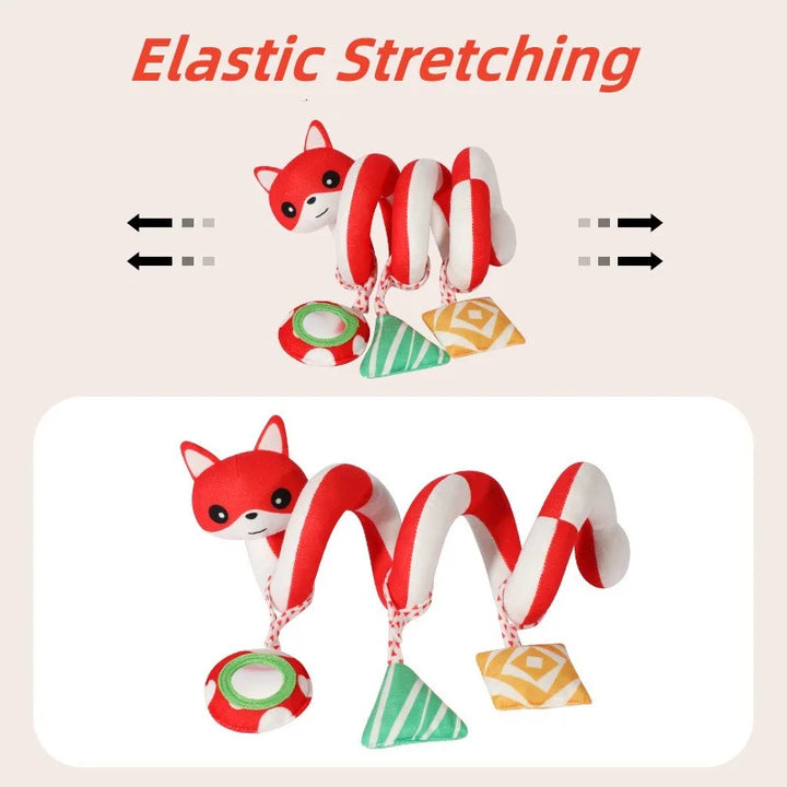 Montessori Sensory Clutch Toy | Stroller & Crib Activity for Babies