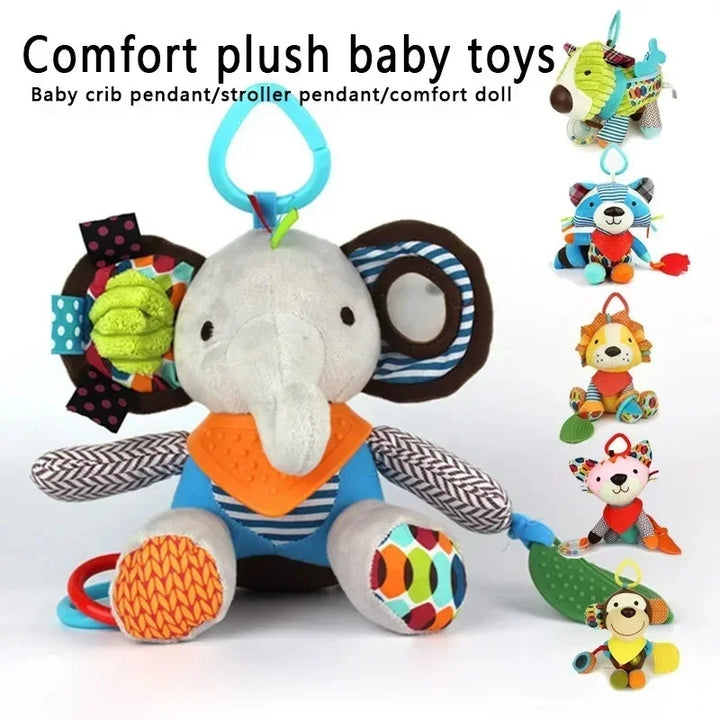 Montessori Sensory Clutch Toy | Stroller & Crib Activity for Babies