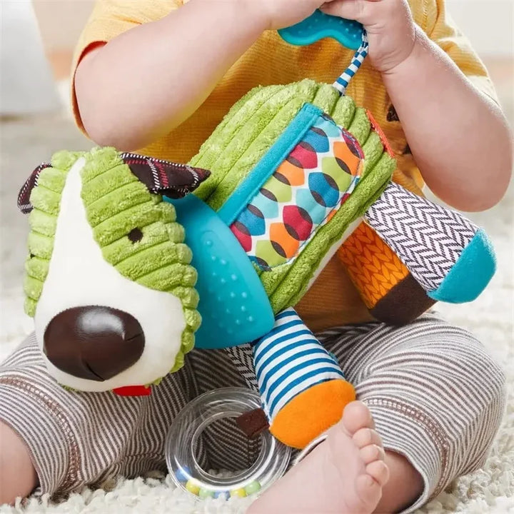 Montessori Sensory Clutch Toy | Stroller & Crib Activity for Babies