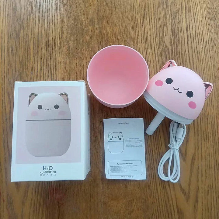 Mini Cat Humidifier & Aroma Diffuser - 250 ml