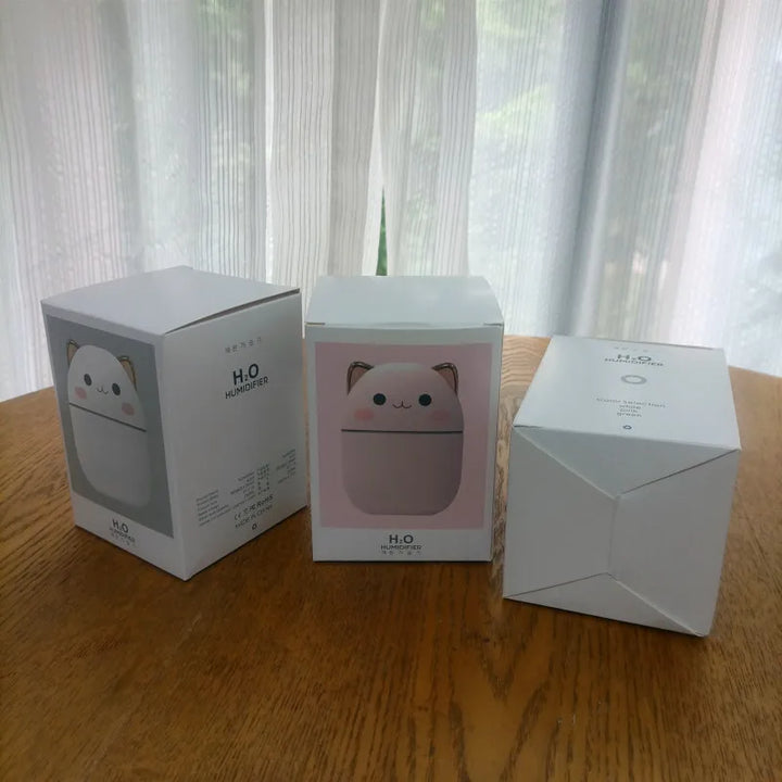 Mini Cat Humidifier & Aroma Diffuser - 250 ml
