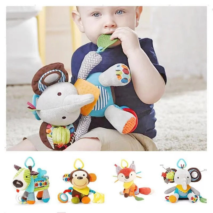 Montessori Sensory Clutch Toy | Stroller & Crib Activity for Babies