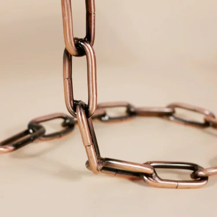 Floating Iron Chain Wine Rack