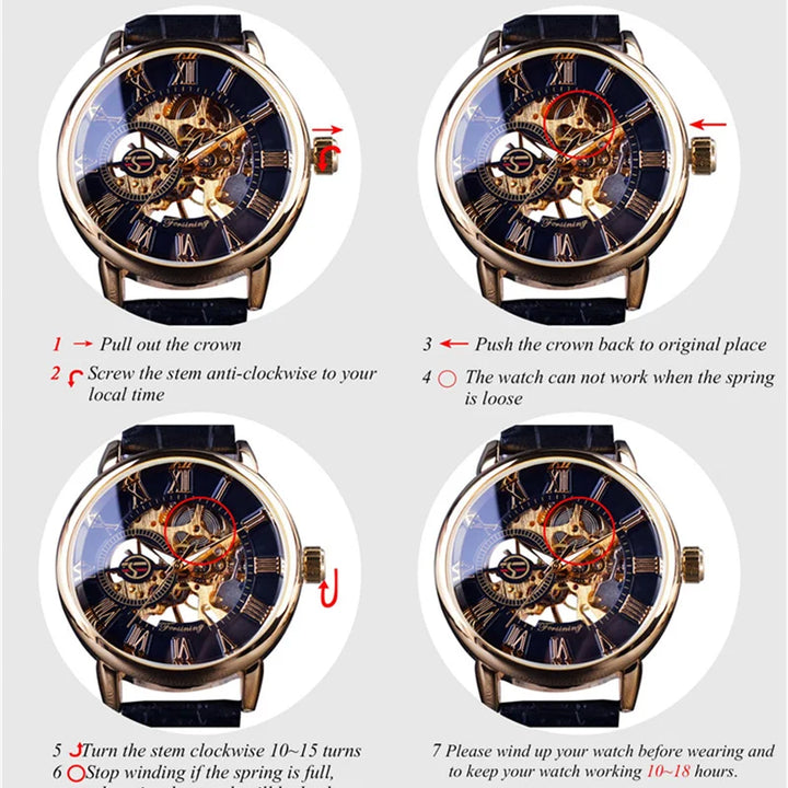 Skeleton Mechanical Watch for Men