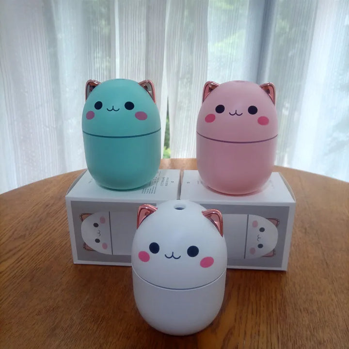 Mini Cat Humidifier & Aroma Diffuser - 250 ml