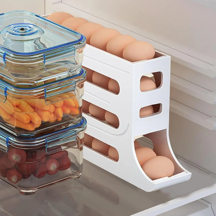 4-Tier Rotating Egg Organizer