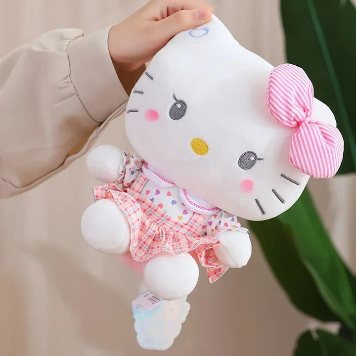 Sanrio Hello Kitty Anime Hello Kitty Stuffed Toys Plushier Soft Pillow Birthday Gifts For Girls Kawaii Hello Kitty Plush Dolls