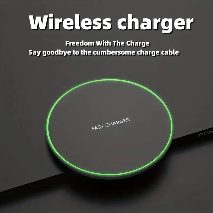 Fast Wireless Charging Pad for iPhone & Samsung Devices