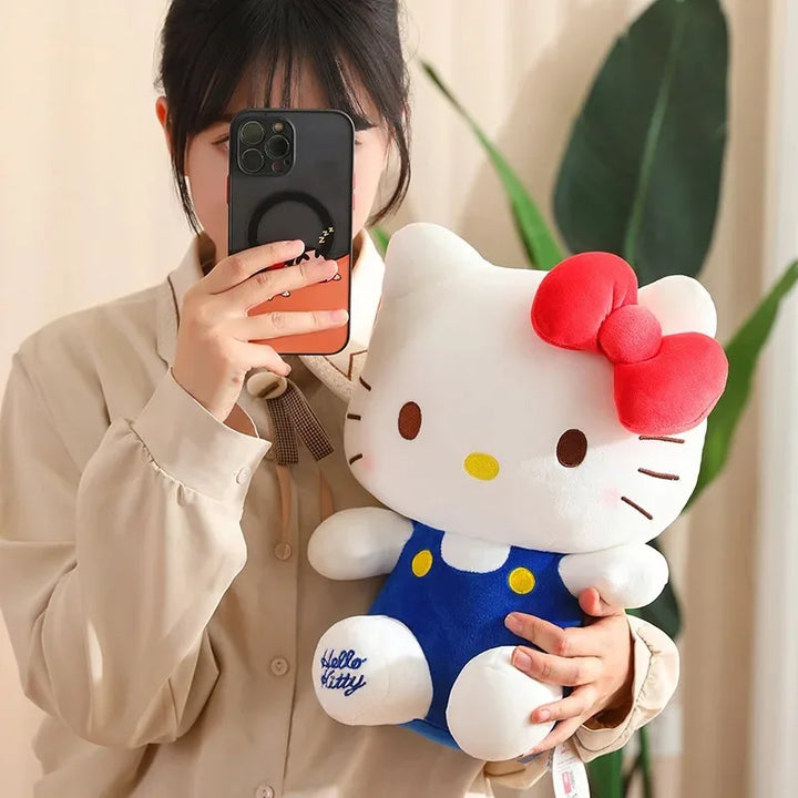 Sanrio Hello Kitty Anime Hello Kitty Stuffed Toys Plushier Soft Pillow Birthday Gifts For Girls Kawaii Hello Kitty Plush Dolls