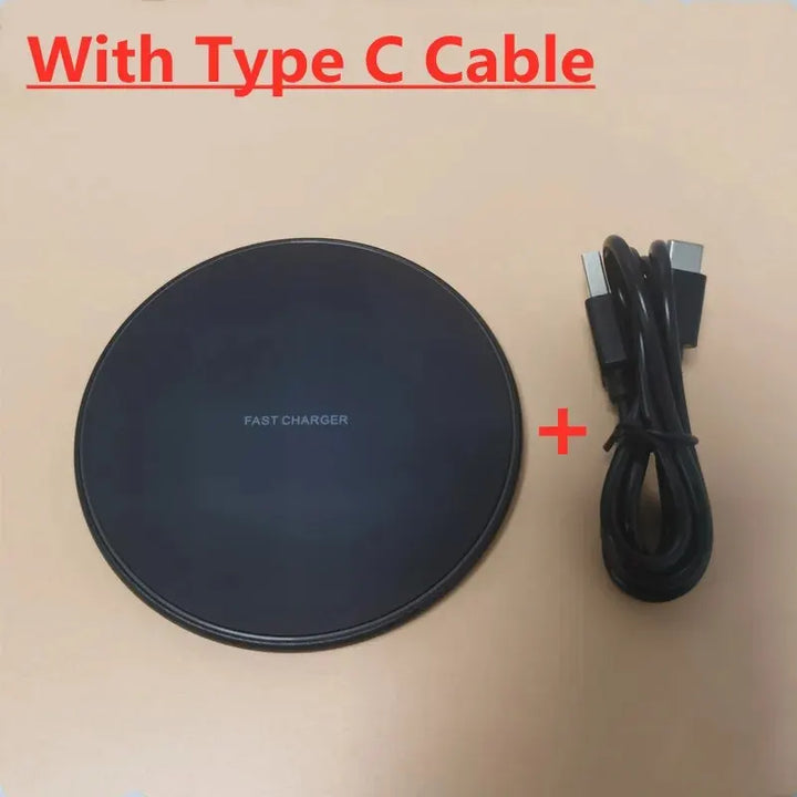 Fast Wireless Charging Pad for iPhone & Samsung Devices