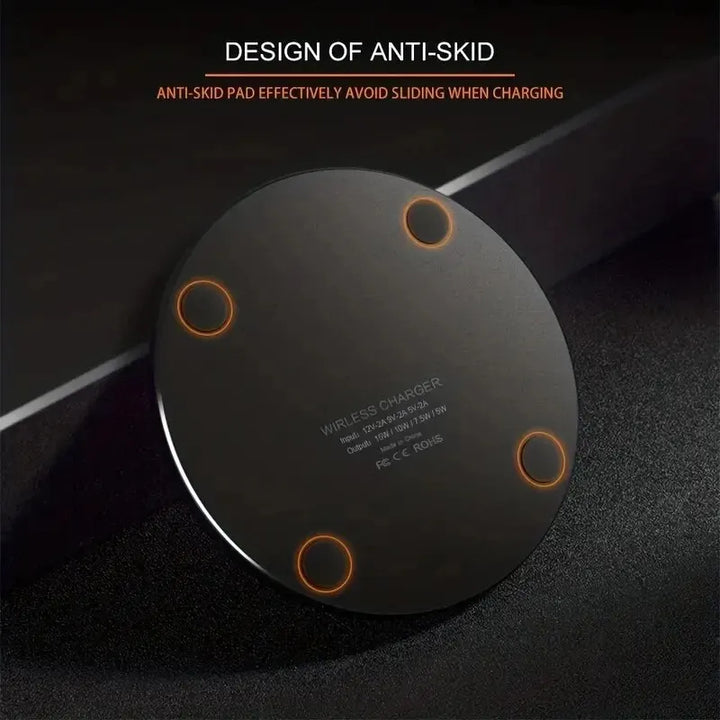 Fast Wireless Charging Pad for iPhone & Samsung Devices