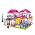 Friends City Street View House Summer Holiday Villa Castle Model Building Block Sets Figures DIY Bricks Toys for Kids Girls Gift